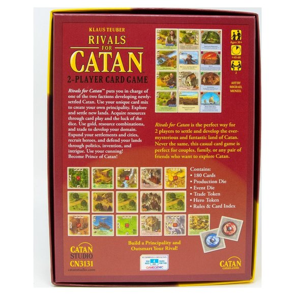 Rivals for Catan Strategy Card Game for Ages 10 and up, from Asmodee - Picture 2 of 8